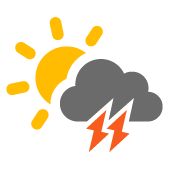 Nubi irregolari con temporali Nubi irregolari con temporali